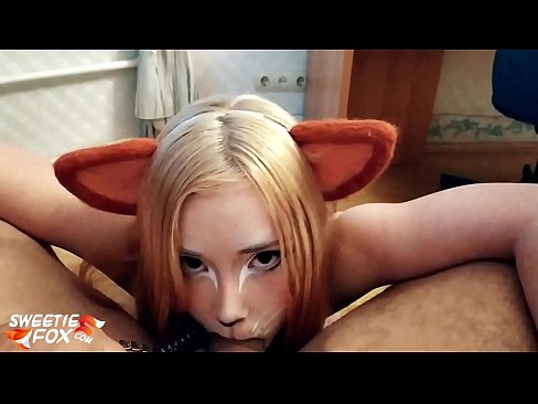 ❤️ Kitsune engole a pila e o esperma na boca ❤❌ Porno duro em nós ❤